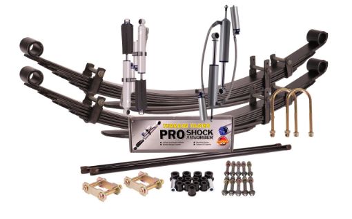 SUSP KIT PRO SHOCKS SPRINGS BUSHES PINS TORSION BAR U-BOLTS