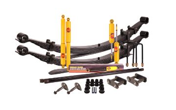 SUSP.KIT INC SHOCKS SPRINGS BUSHES PINS TORSION BAR U-BOLTS