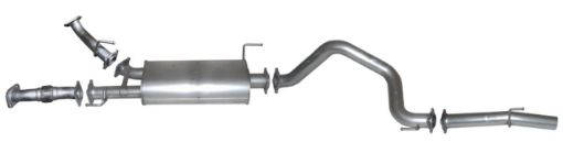 HI FLOW DPF BACK EXHAUST KIT 409 STAINLESS STEEL