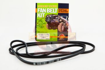 FAN BELT KIT FAN & A/C TD42 4.2L DIESEL