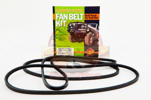 FAN BELT KIT FAN POWER STEERING & A/C TD42T W/O INTERCOOLER