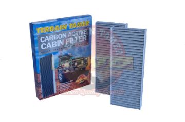 CABIN FILTER PAIR CARBON ACTIVE D40M SPAIN BUILT VIN.VSKC