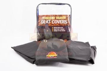 SEAT COVER SET FRONT DRV&PASS BUCKET WITH S/I AIRBAG GREY