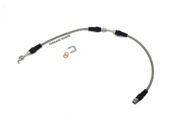 BRAIDED BRAKE HOSE REAR +50MM R/H OR L/H