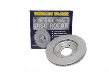 T/T SLOTTED AND DIMPLED ROTOR 320MM DIA