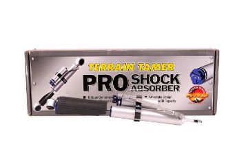 SHOCK ABSORBER REAR PAIR REMOTE RES 8 STAGE ADJUST 40MM LIFT