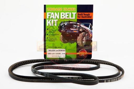 FAN BELT KIT FAN & A/C 4JX1 3L DIESEL 9/99-