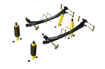 SUSPENSION KIT INC SHOCKS COIL SPRINGS UPPER CONTROL ARMS