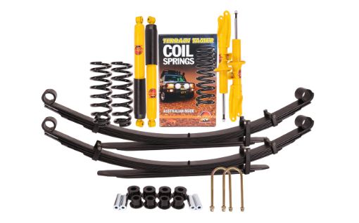 SUSP KIT INC SHOCKS SPRINGS BUSHES U-BOLTS