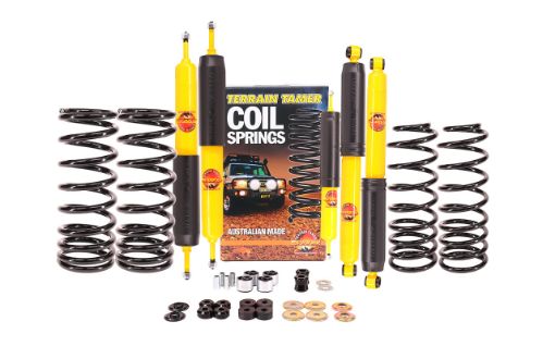 SUSP KIT TRAY BACK INC SHOCKS COIL SPRINGS BUSHES STR DAMPER