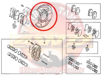 BACKING PLATE FRONT R/H