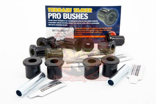 KIT SHACKLE BUSH OD=35MM FRONT OF REAR PRO BUSH SYNTHETIC