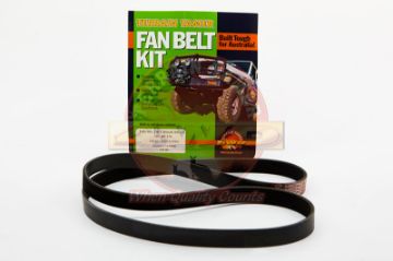 FAN BELT KIT WITHOUT A/C ZD30T 3.0L DIESEL