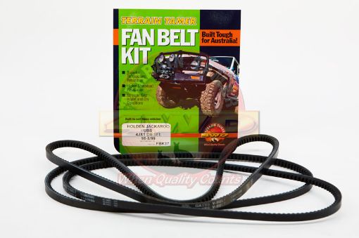 FAN BELT KIT FAN & A/C 4JX1 3L DIESEL 1998-8/99