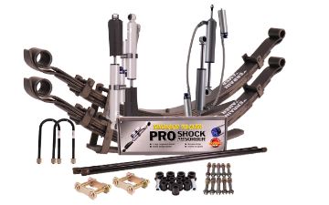 SUSP KIT PRO SHOCKS SPRINGS BUSHES PINS TORSION BAR U-BOLTS