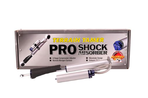 SHOCK ABSORBER FRT PAIR REMOTE RES 8 STAGE ADJUST 50MM LIFT