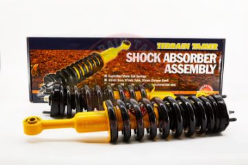 COIL OVER SHOCK ASSY PAIR RAISED 40MM 100KG+ HEAVY DUTY