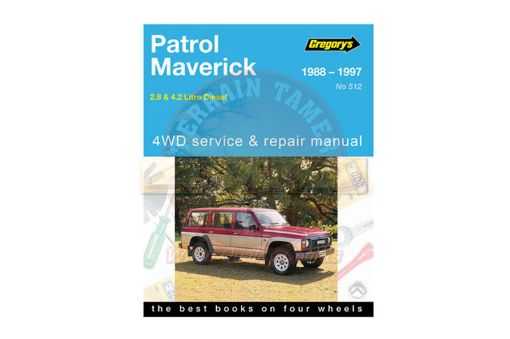 MANUAL NISSAN PATROL GQ 4WD FORD MAVERICK 4WD DIESEL 88-97