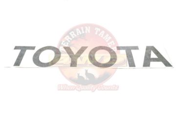 TOYOTA STICKER TAIL GATE