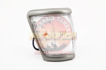 LAMP ASSY FRONT R/H CORNER SILVER GREY THICK RIM TAIWANESE