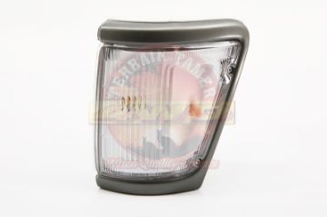 LAMP ASSY FRONT L/H CORNER SILVER GREY THICK RIM TAIWANESE