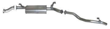 HI FLOW DPF BACK EXHAUST KIT 409 STAINLESS STEEL