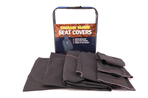 SEAT COVER SET REAR GREY