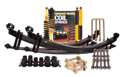 SUSP.KIT INC STRUT ASSY SHOCKS SPRINGS PINS BUSHES U-BOLTS