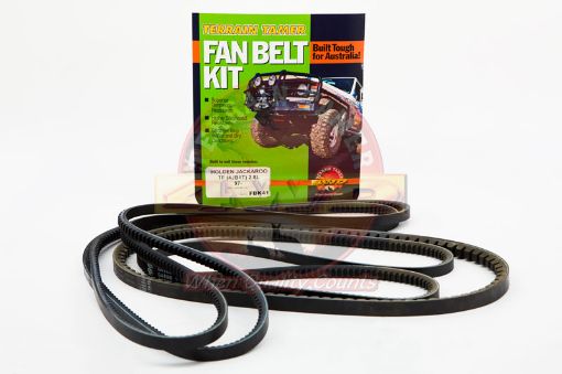 FAN BELT KIT FAN POWER STEERING & A/C 4JB1T 2.8L DIESEL 97-