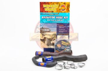 RADIATOR HOSE KIT JACKAROO RODEO 2.6L PETROL 4ZE1