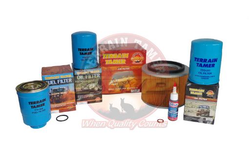 T/T FILTER KIT TD42T NON INTERCOOLED WITH ROUND AIR FILTER