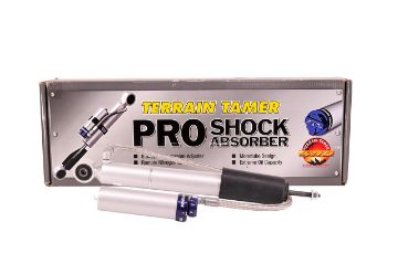 SHOCK ABSORBER FRT  PAIR REMOTE RES 8 STAGE ADJUST 40MM LIFT