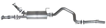 HI FLOW DPF BACK EXHAUST KIT 409 STAINLESS STEEL