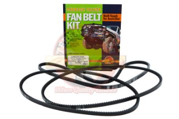 FAN BELT KIT MACHINE MATCHED FAN BELTS SUITS WITH A/C