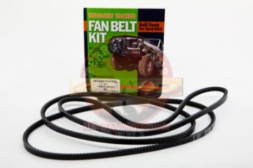 FAN BELT KIT FAN POWER STRG & A/C TD42TI INTERCOOLED ENG.