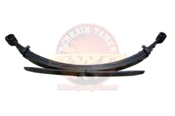 LEAF SPRING REAR RAISED 40MM TO 300KG HEAVY DUTY