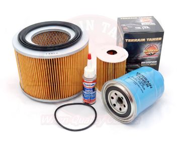 T/T FILT KIT NOT C/R GU ZD30T 3LTD WITH SPIN ON FUEL FILTER