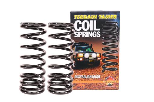 COILS REAR RAISED 50MM 300KG TO 500KG HEAVY DUTY PROGRESSIVE