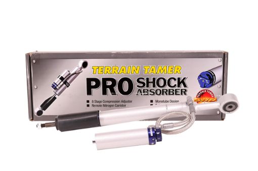 SHOCK ABSORBER FRT  PAIR REMOTE RES 8 STAGE ADJUST 40MM LIFT