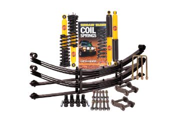 SUSP.KIT INC STRUT ASSY SHOCKS SPRINGS PINS U-BOLTS BUSHES